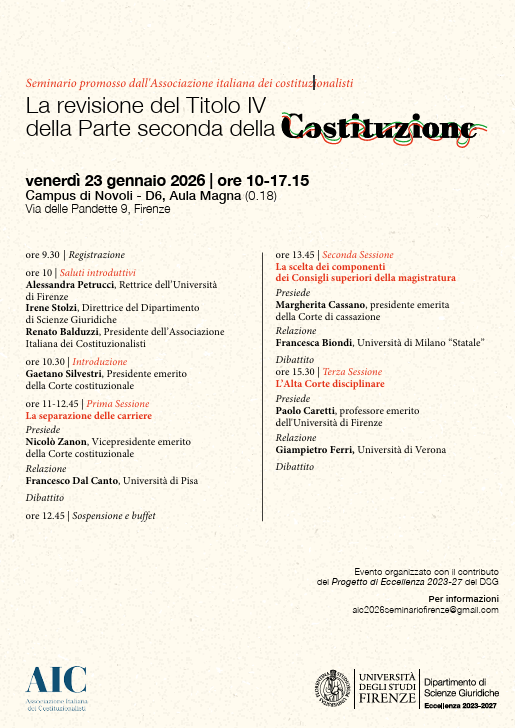 La revisione del Titolo IV della Parte seconda della Costituzione